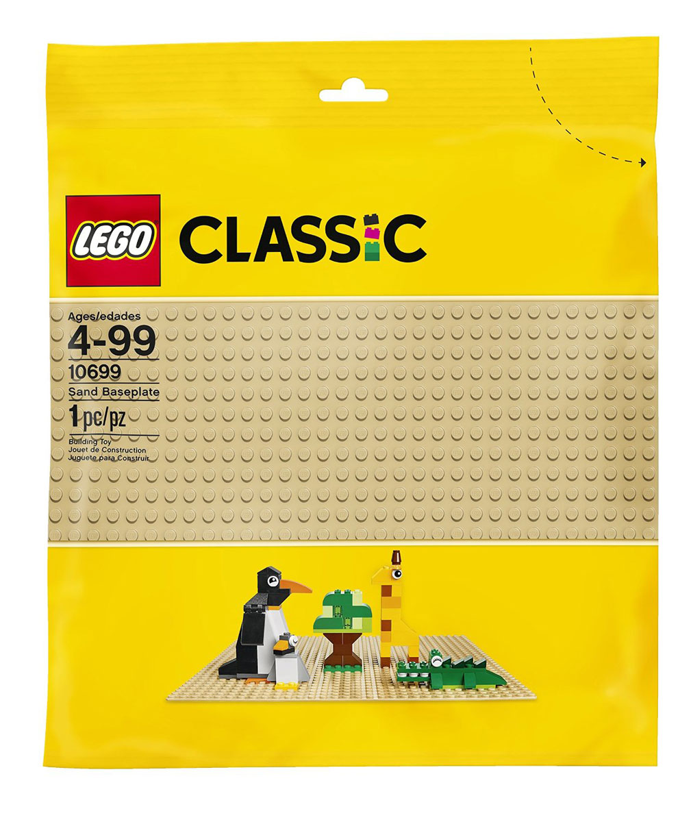 LEGO Classic Конструктор Строительная пластина цвет бежевый 1069910699 LEGO Classic Конструктор Строительная пластина цвет бежевый 1069910699Создаете ли вы сад, лес, пустыню или что-то продиктованное вам собственным воображением, эта базовая пластина бежевого цвета размером 25,5 см x 25,5 см (32х32 выступа) - идеальная отправная точка для сборки, демонстрации ваших творений из конструктора LEGO и игры с ними. Конструктор - это один из самых увлекательнейших и веселых способов времяпрепровождения. Ребенок сможет часами играть с конструктором, придумывая различные ситуации и истории. В процессе игры с конструкторами LEGO дети приобретают и постигают такие необходимые навыки как познание, творчество, воображение. Обычные наблюдения за детьми показывают, что единственное, чему они с удовольствием посвящают время, - это игры. Игра - это состояние души, это веселый опыт познания реальности. Играя, дети создают собственные миры, осваивают их, восстанавливают прошедшие и будущие события через понарошку, познавая - приобретают знания и умения. Фантазия ребенка безгранична, она позволяет ребенку учиться представлять...