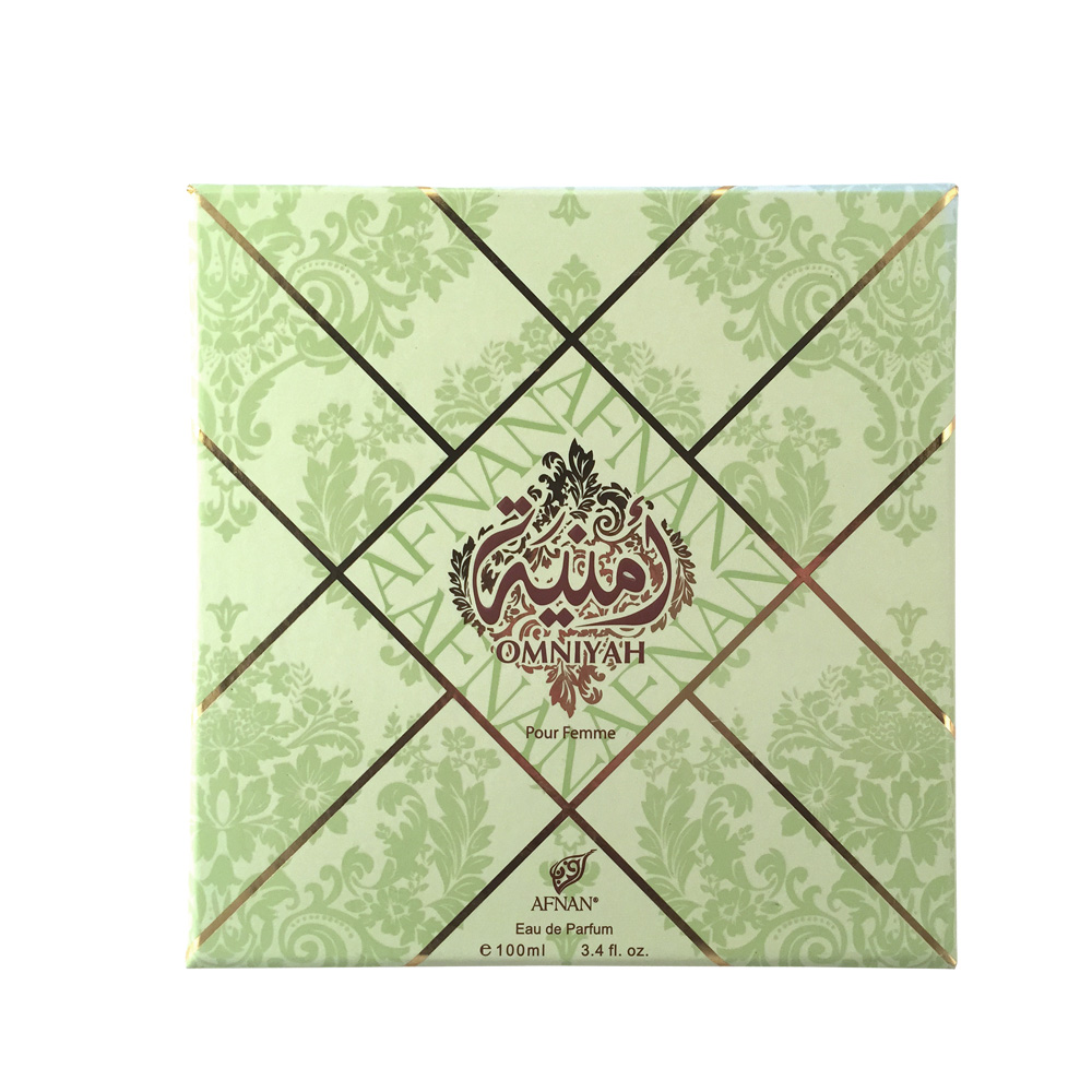 Afnan Omniyah Pour Femme Туалетные духи женские, 100мл210563 Afnan Omniyah Pour Femme Туалетные духи женские, 100мл210563Обольстительный цветочно-фруктовый аромат для женщин OMNIYAH POUR FEMME «Желание», облачен в роскошный восточный флакон. Базовые ноты сандалового дерева, мускуса, подчеркнуты ароматом клубники, черешни и ванили, что делает аромат притягательным , а обладательницу аромата – желанной Верхние ноты: клубника, черешня, дыня Ноты «сердца»: мимоза, ваниль Базовые ноты: сандаловое дерево, муску