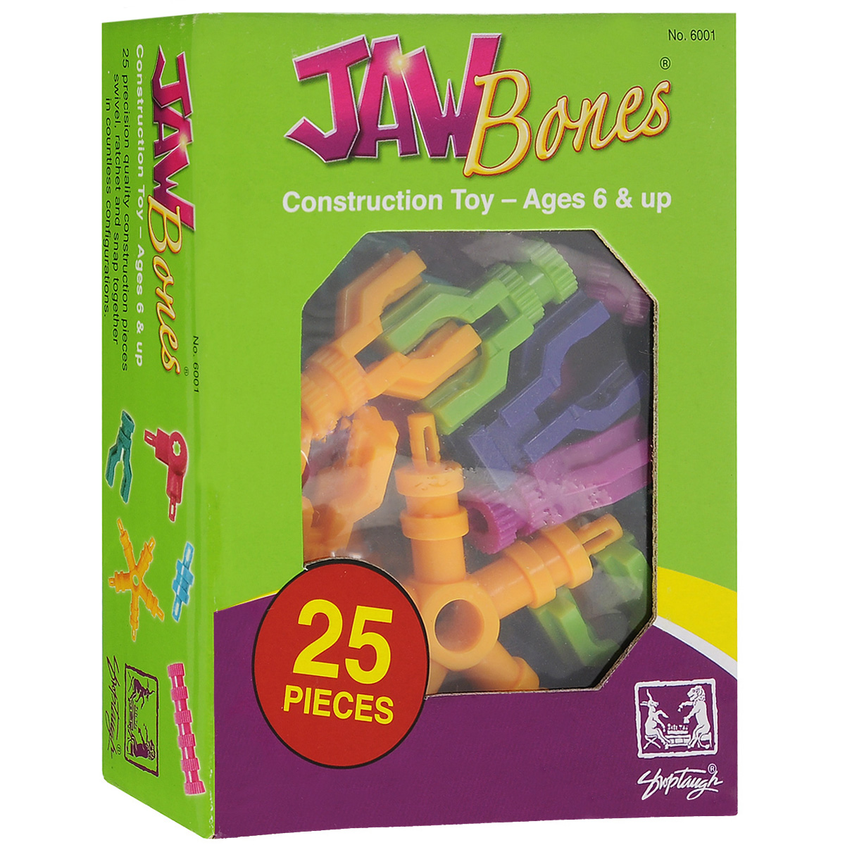 Jawbones Конструктор Самолеты6001 Jawbones Конструктор Самолеты6001Новый развивающий конструктор Jawbones непременно понравится вашему ребенку! При помощи красочных деталей, с уникальным креплением, можно собрать самолет в оригинальном и неповторимом стиле. Конструктор состоит из 13 элементов разного размера, цвета и назначения. Ваш ребенок с удовольствием будет играть с конструктором, придумывая различные истории.