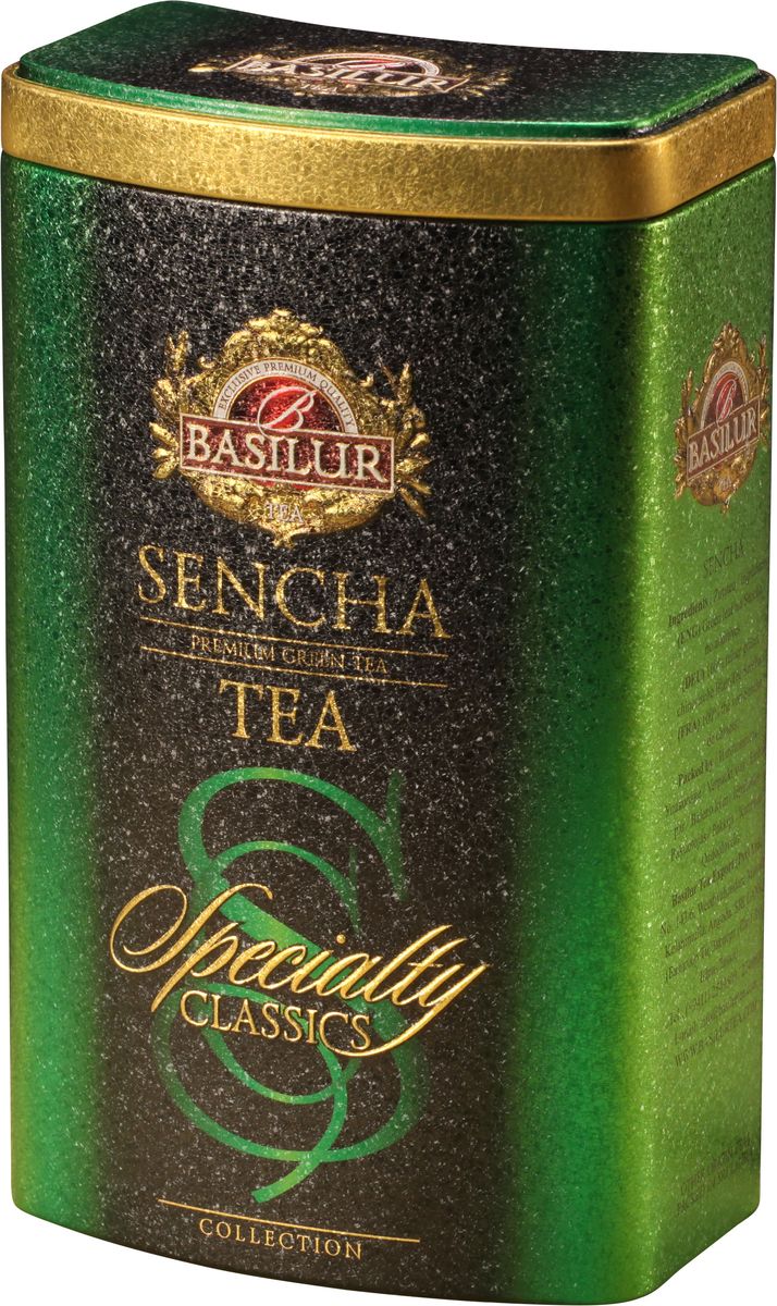 Basilur Sencha зеленый листовой чай, 100 г (жестяная банка)70292-01 Basilur Sencha зеленый листовой чай, 100 г (жестяная банка)70292-01Чай зелёный китайский байховый листовой Basilur Sencha. Зеленому чаю Сенча присущ мягкий, приятный вкус и насыщенный цвет настоя, который получается благодаря лёгкой обработки паром листьев сразу после сбора. Этот полезный напиток освежит ваше дыхание и придаст ясность мыслям. Идеально подходит для людей ведущих здоровый образ жизни.