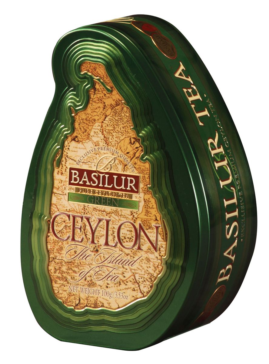 Basilur Green зеленый листовой чай, 100 г (жестяная банка)70287-00 Basilur Green зеленый листовой чай, 100 г (жестяная банка)70287-00Чай зелёный цейлонский байховый листовой Basilur Green. Цейлонский зеленый чай способствует здоровью и долголетию. Минимальная обработка этого вида чая позволяет сохранить большинство витаминов, минералов, антиоксидантов, и других биоактивных веществ, благотворно влияющих на организм.