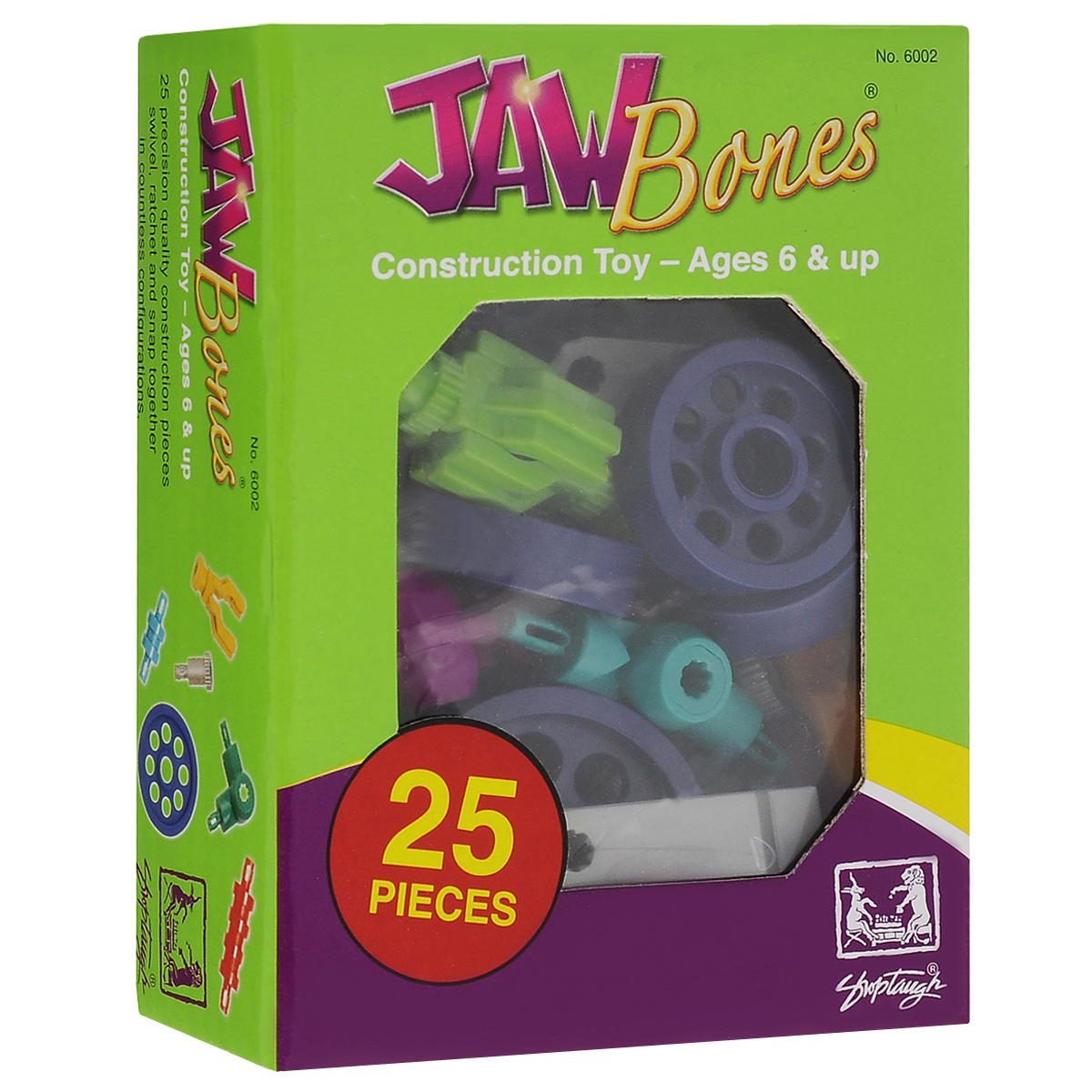 Jawbones Конструктор Автомобили 60026002 Jawbones Конструктор Автомобили 60026002Новый развивающий конструктор Jawbones непременно понравится вашему ребенку! При помощи красочных деталей, с уникальным креплением, можно собрать автомобили в оригинальном и неповторимом стиле. Конструктор состоит из 13 элементов разного размера, цвета и назначения. Ваш ребенок с удовольствием будет играть с конструктором, придумывая различные истории.