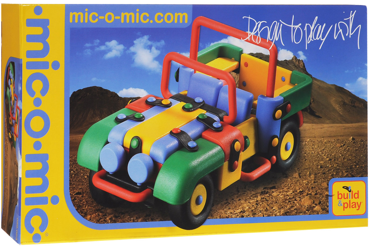 Mic-o-Mic Конструктор Джип089.023 Mic-o-Mic Конструктор Джип089.023Яркий пластиковый конструктор Джип привлечет внимание вашего ребенка и не позволит ему скучать. С помощью элементов конструктора ребенок сможет собрать разноцветную машинку, детали которой соединяются болтами. В комплект также входят запасные кнопки, пластины и инструмент для монтажа. Развивающие конструкторы Mic-o-Mic объединяют в себе дизайн и особое ощущение при прикосновении с обучающей педагогической идеей. Во время сборки модели особенно развиваются мелкая моторика и сила воображения, логическое и пространственное мышление и творческие способности, а также концентрация внимания и усидчивости. Оригинальные конструкторы Mic-o-Mic разработаны в Германии и являются особыми игрушками для детей, направленными на развитие различных способностей и навыков. Набор состоит из отдельных деталей с приятной на ощупь текстурой и уникальной системы крепления из соединительных планок и кнопок для сборки модели. Будь то крылья, колеса или паруса, модели отличаются четкими...