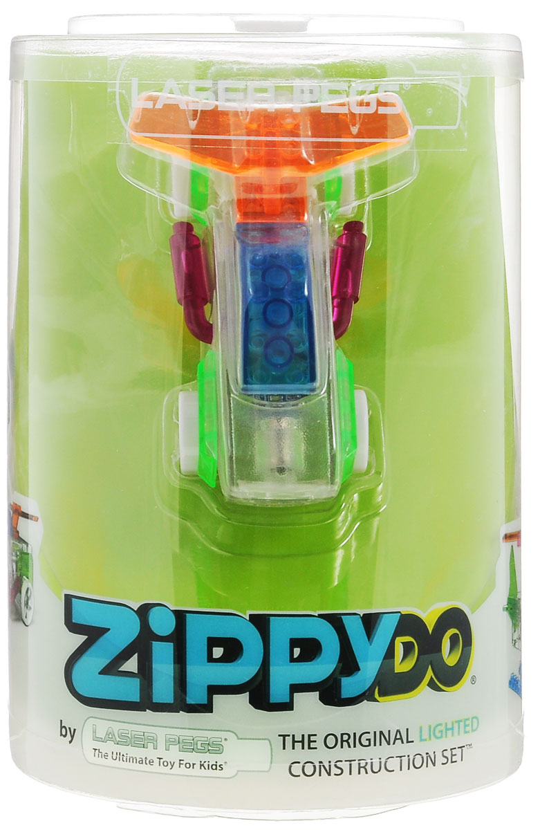 Laser Pegs Конструктор Zippy Do 3 в 1zippydo Laser Pegs Конструктор Zippy Do 3 в 1zippydoПостройте свою неповторимую модель и включите двигатель! Яркий конструктор Laser Pegs Zippy Do - отличный подарок для вашего ребенка. С помощью такого конструктора он сможет собрать сразу три транспортных средства – спортивную машинку, вертолет и самолет! В комплекте вы также найдете базу питания, при включении которой подсвечивается вся построенная конструкция, и схематичную инструкцию по сборке. Игрушка работает в трех режимах – с выключенным светом, с постоянным светом и с мигающим. Летайте как стрела на самолете, приземляйтесь в труднодоступных местах на вертолете и погоняйте на сверхскоростной машине! Используйте входящую в комплект рампу и устройте настоящее гоночное шоу. Заезжайте по рампе вверх и мчитесь по ней вниз со скоростью света! Соединяйте Zippy Do с другими конструкторами Laser Pegs Lego или Magformers и стройте без ограничения! Новые виды транспорта, фантастические монстры и волшебные животные – все это становится возможным. Инновационная...