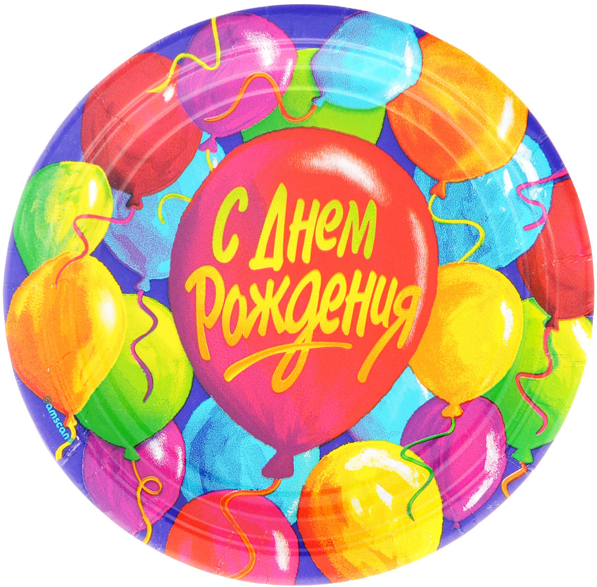 Amscan Тарелка бумажная С днем рождения: Шары, диаметр 17 см, 8 шт1502-0521 Amscan Тарелка бумажная С днем рождения: Шары, диаметр 17 см, 8 шт1502-0521Предвкушение праздника - одна из самых приятных эмоций в жизни человека. Радость, улыбки, громкий смех друзей и родных - что может быть лучше этого? Но для того, чтобы каждый праздник был поистине незабываемым, вам не обойтись без ярких и красочных помощников, ведь самое главное в этом случае - детали. Тарелка бумажная AMSCAN С днем рождения: Шары украсит праздничный стол и создаст веселую атмосферу. В комплекте 8 тарелок.
