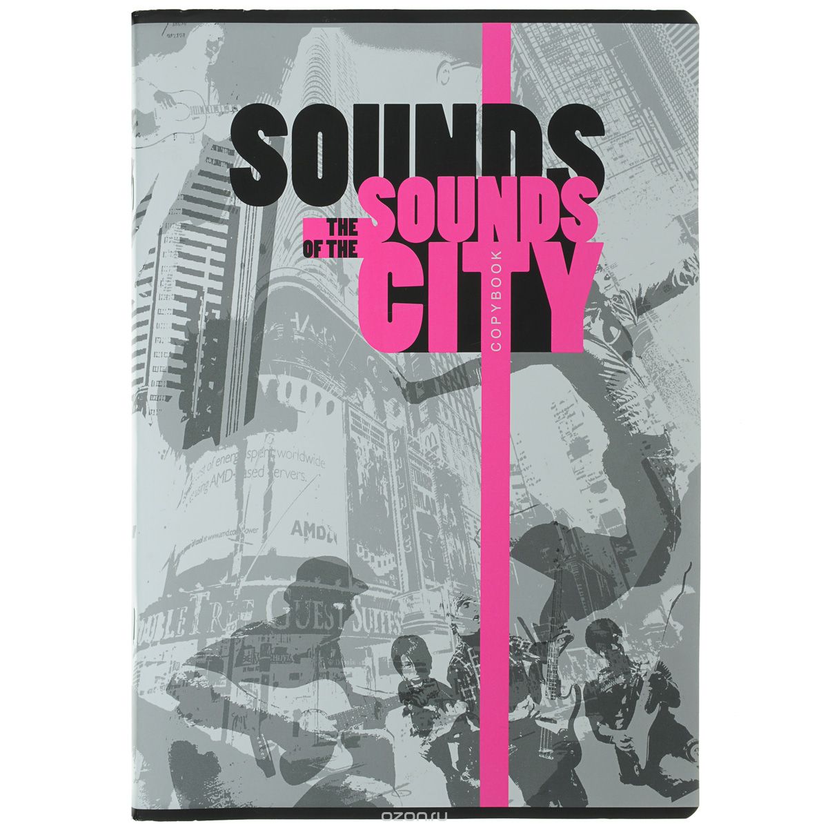 Полиграфика Тетрадь А4, 96л The of the Sounds City, 2 пантона (1 неон)37607sounds City Полиграфика Тетрадь А4, 96л The of the Sounds City, 2 пантона (1 неон)37607sounds CityФабрика Полиграфика, зарекомендовавшая себя как производитель тетрадей экстра - качества, продолжает совершенствовать свою продукцию. К новому сезону фабрика наладила производство офисных тетрадей формата А4 на скрепке 24, 48 и 96 листов с новыми интересными и запоминающимися дизайнами. Тетради рассчитаны на покупателей самых разных вкусов и предпочтений, однако, имеют одну общую особенность: все они произведены из бумаги повышенной белизны и прочности. О чем свидетельствует специальный значок на передней обложке тетради.
