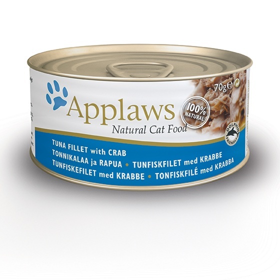 Консервы для кошек Applaws, с тунцом и крабовым мясом, 70 г24339 Консервы для кошек Applaws, с тунцом и крабовым мясом, 70 г24339Консервы Applaws с тунцом и крабовым мясом специально разработаны для кошек и учитывает все их нужды. Консервы изготовлены из свежего мяса, приготовленного в собственном бульоне. В состав каждого рецепта входит только три/четыре основных ингредиента и ничего более. Не содержит ГМО, синтетических консервантов или красителей. Не содержит вкусовых добавок. Состав: филе тунца 70%, рыбный бульон, мясо краба 5%, рис. Гарантированный анализ: белок 15%, клетчатка 1%, жиры 0,1%, зола 3%, влага 80%. Товар сертифицирован.