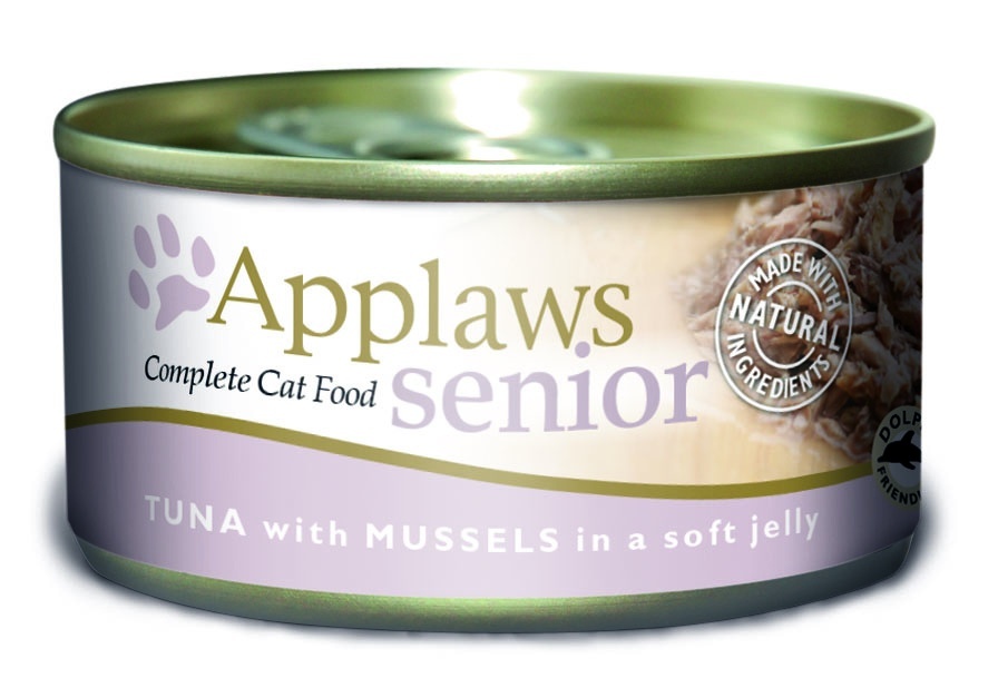 Кусочки в желе для Пожилых кошек с Тунцом и Мидиями (Senior Cat Tuna with Mussels in Jelly), 70 г24346 Кусочки в желе для Пожилых кошек с Тунцом и Мидиями (Senior Cat Tuna with Mussels in Jelly), 70 г24346Данный рецепт разработан специально для пожилых кошек и учитывает все их нужды. Мидии прекрасный источник Витамина В12, селена, цинка, Витамина С и жирных кислот,таких как Омега 3, все эти витамины и микроэлементы оказывают благоприятное влияние на суставы и кожное покрытие пожилых кошек. Один из девизов компании Applaws – “Все только натуральное и качественное!”. Поэтому вся продукция выпускается согласно строгому регламенту качества, каждая партия продукции проходит обязательную проверку и анализы. Консервы изготовлены из свежего мяса 75%, приготовленного в собственном бульоне 24%. В состав каждого рецепта входит только три/четыре основных ингредиента и ничего более. Не содержит ГМО, синтетических консервантов или красителей. Не содержит вкусовых добавок. Состав: Кусочки тунца 40%, мидии 4%. Гарантированный анализ: Белки 12%, Жиры 1%, Зола 1,5%, Клетчатка 1%, Влага 82%.