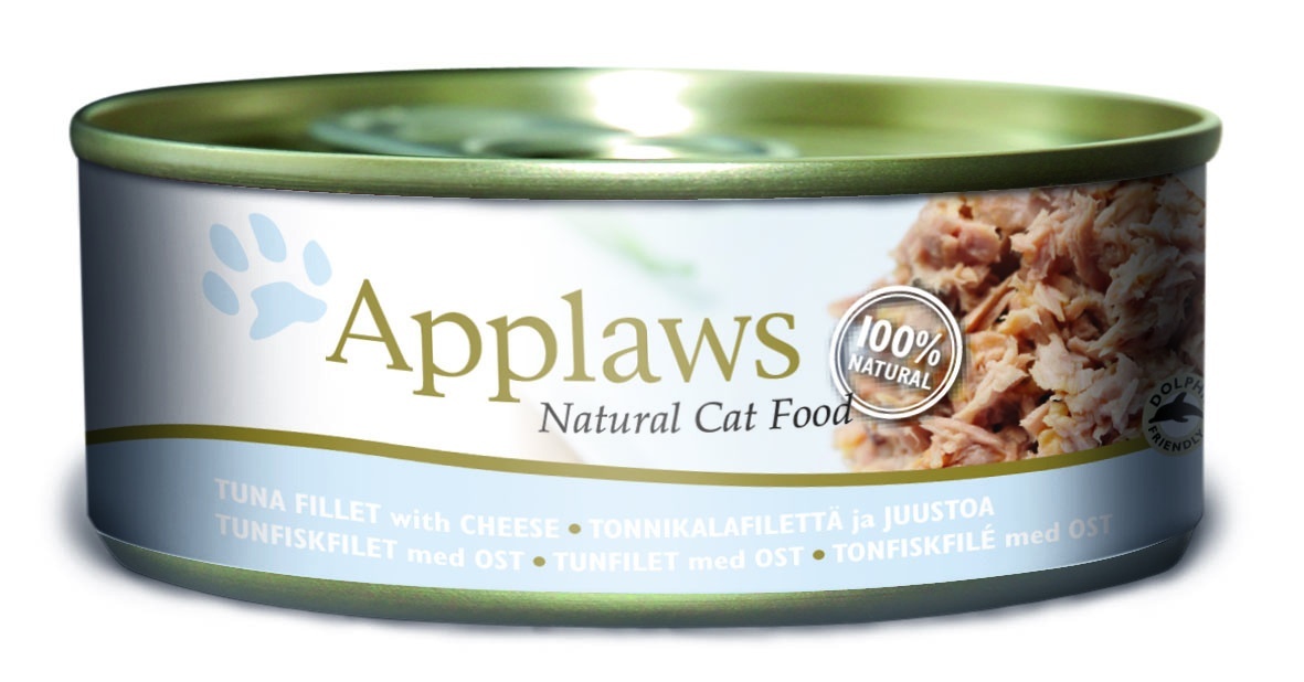 Консервы для кошек Applaws, с тунцом и сыром, 156 г24355 Консервы для кошек Applaws, с тунцом и сыром, 156 г24355Каждая баночка Applaws содержит порцию свежего мяса, приготовленного в собственном бульоне. Для приготовления любого типа консервов используется мясо животных свободного выгула, выращенных на фермах Англии. В состав каждого рецепта входит только три/четыре основных ингредиента и ничего более. Не содержит ГМО, синтетических консервантов или красителей. Не содержит вкусовых добавок. Состав: филе тунца 70%, рыбный бульон 23%, сыр 6%, рис 1%. Гарантированный анализ: белок 14%, клетчатка 1%, жиры 0,5%, зола 2%, влага 82%. Товар сертифицирован. Условия хранения: в прохладном темном месте