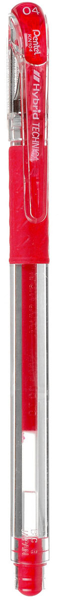 Pentel Гелевая ручка Hybrid Technica, цвет: красныйPKN104-B Pentel Гелевая ручка Hybrid Technica, цвет: красныйPKN104-BГелевая ручка Pentel Hybrid Technica с мягкой зоной захвата в лаконичном прозрачном корпусе. Ручка дополнена удобным колпачком с клипом. Сменный стержень имеет игловидный пишущий узел. Яркие цвета чернил, гладкое скольжение стержня позволяют использовать такую ручку как для письма, так и для рисования.