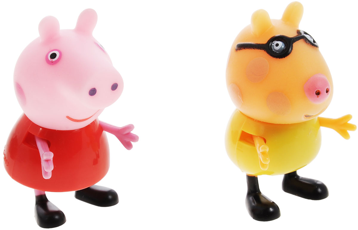 Peppa Pig Игровой набор Пеппа и Педро28817 Peppa Pig Игровой набор Пеппа и Педро28817Игровой набор Peppa Pig Пеппа и Педро непременно понравится вашему ребенку и займет его внимание надолго. Набор включает две фигурки: свинку Пеппу и пони Педро. Ручки и ножки фигурок двигаются. Ваш ребенок будет с удовольствием играть с этим набором, придумывая различные истории и составляя собственные сюжеты. Пеппа - симпатичная маленькая свинка, которая живет вместе со своими Мамой Свинкой, Папой Свином и маленьким братиком Джорджем. Пеппа обожает играть, наряжаться, бывать в новых местах и заводить новые знакомства, но самое любимое занятие Пеппы - прыгать в грязных лужах. Герои мультфильма наделены частично качествами людей, частично качествами животных. Они ходят в одежде, живут в домах, ездят на машинах, ходят на работу и в театр. Дети отмечают дни рождения, играют в парках, катаются на катках и занимаются всем, что присуще людям. В то же время свинки постоянно хрюкают, овечки блеют, а кошки мяукают. Игровой набор Peppa Pig Пеппа и Педро станет отличным подарком...