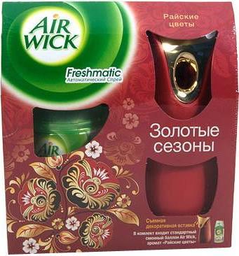 Автоматический освежитель воздуха AirWick Райские цветы, 250 мл3007378/К Автоматический освежитель воздуха AirWick Райские цветы, 250 мл3007378/КAIRWICK Авт освежитель воздуха Райские цветы 250мл