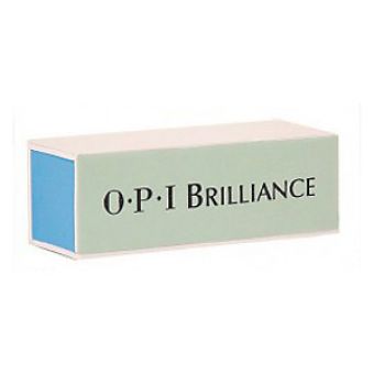 OPI Полировочный блок BrillianceFI156 OPI Полировочный блок BrillianceFI156Натуральные и искусственные ногти засверкают ярко и быстро без излишних усилий. Зеленая сторона удалит дефекты и неровности, белая сторона отполирует до бриллиантового блеска. -Блестящий завершающий этап маникюра - Быстро полирует искусственные и натуральные ногти до зеркального блеска -Не повреждает ногти и кутикулу Исключает применение масел при полировке. Масло портит пилки и баффы!