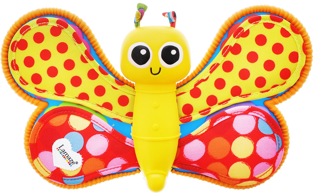 Lamaze Развивающая игрушка Фотоальбом Смотри и СлушайLC27240RU Lamaze Развивающая игрушка Фотоальбом Смотри и СлушайLC27240RUФотоальбом Смотри и Слушай - это первый фотоальбом для малышей в возрасте от 6 месяцев. Он выполнен в виде очаровательной большой игрушки-бабочки с мягкими крыльями, приподняв верхний слой которых, ребенок увидит фотографии в ярких рамочках. Фотоальбом для четырех фотографий. Фотографии защищены защитной пленкой от грязи. Фотоальбом с функцией голосового сообщения обязательно понравится вашему малышу. Сочетание сочных цветов и разнообразных фактур в оформлении непременно понравится каждому крохе. Игра с альбомом надолго увлечет вашего малыша, развивая мелкую моторику, тактильные ощущения, зрительно-моторную координацию и воображение. Работает от 3-х батареек ААА (входят в комплект).