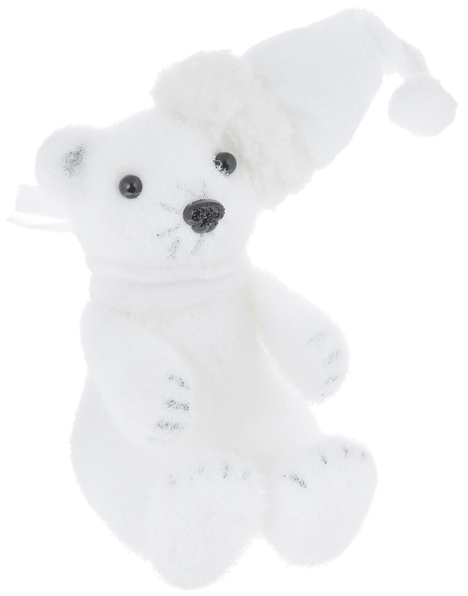 Фигурка декоративная Its a Happy Day Медвежонок в колпачке, цвет: белый, 10 х 8 х 15 см67508 Фигурка декоративная Its a Happy Day Медвежонок в колпачке, цвет: белый, 10 х 8 х 15 см67508Новогодняя декоративная фигурка Its a Happy Day Медвежонок в колпачке прекрасно подойдет для праздничного декора вашего дома. Сувенир выполнен из пенопласта и полиэстера в форме медвежонка. Такая фигурка оформит интерьер вашего дома или офиса в преддверии Нового года. Оригинальный дизайн и красочное исполнение создадут праздничное настроение. Кроме того, это отличный вариант подарка для ваших близких и друзей.