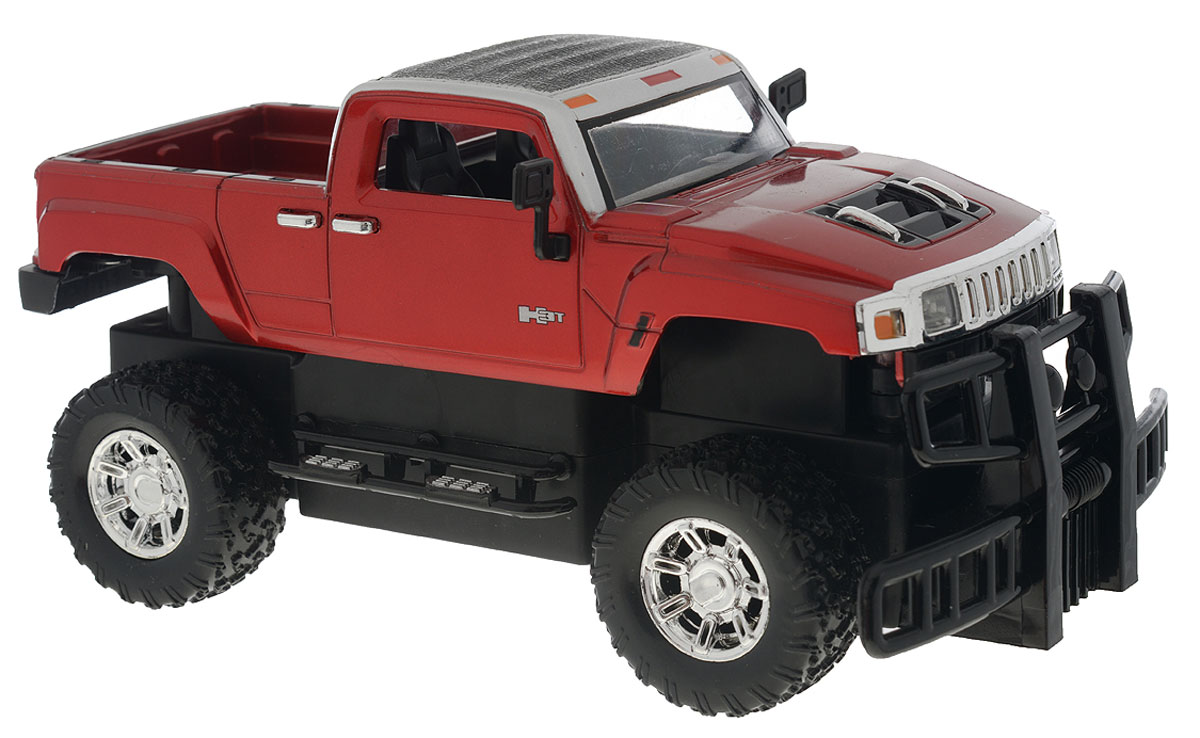 Guokai Машинка инерционная Hummer цвет красный866-82443 Guokai Машинка инерционная Hummer цвет красный866-82443Машины ездят по любой поверхности и могут преодолеть различные трудности. Именно такие машинки станут отличным подарком на любой праздник. Изделие изготовлено из полимерных материалов и предназначено для детей от 5 лет. Инерционная машина GMC работает на батарейках, когда она начинает свое движение фары машинки загораются. Машинка продается в коробке с прозрачным смотровым окном.