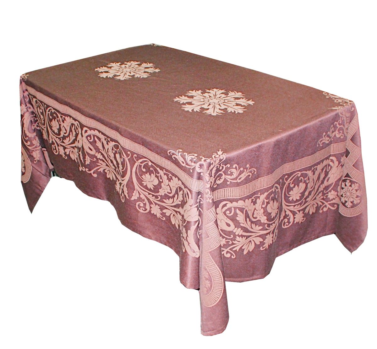 Скатерть Bon Appetit Rokoko, цвет: серо-розовый, 145 см x220 см54095 Скатерть Bon Appetit Rokoko, цвет: серо-розовый, 145 см x220 см54095Скатерть Bon Appetit Rokoko, изготовленная из 53% полиэстера и 47% хлопка, станет лучшим украшением праздничного стола и повседневного домашнего интерьера. Изделие по всей поверхности украшено нитями в виде ажурного орнамента. Скатерть создаст необходимую атмосферу уюта, комфорта и тепла, послужит отличным подарком на любое торжество, будь то юбилей, день рождение или годовщина свадьбы.