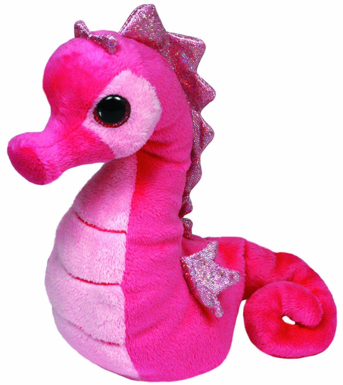 Majestic Мягкая игрушка Beanie Babies Морской конек цвет розовый 17 см42072_розовый Majestic Мягкая игрушка Beanie Babies Морской конек цвет розовый 17 см42072_розовыйОчаровательная мягкая игрушка Beanie Babies Морской конек, выполненная в виде розового морского конька с большими глазками и блестящими плавниками, вызовет умиление и улыбку у каждого, кто ее увидит. Игрушка станет замечательным подарком, как ребенку, так и взрослому. Удивительно мягкая игрушка принесет радость и подарит своему обладателю мгновения нежных объятий и приятных воспоминаний. Специальные гранулы, используемые при ее набивке, способствуют развитию мелкой моторики рук малыша. В качестве набивки используется синтепон. Великолепное качество исполнения делают эту игрушку чудесным подарком к любому празднику.