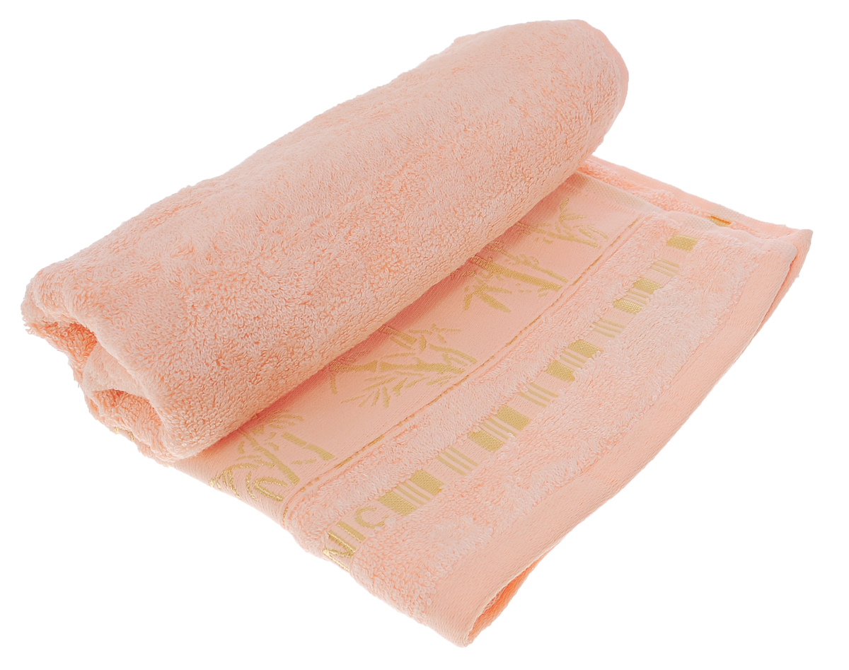Полотенце Mariposa Bamboo, цвет: персиковый, 50 см х 90 см50817 Полотенце Mariposa Bamboo, цвет: персиковый, 50 см х 90 см50817Полотенце Mariposa Bamboo, изготовленное из 60% бамбука и 40% хлопка, подарит массу положительных эмоций и приятных ощущений. Полотенца из бамбука только издали похожи на обычные. На самом деле, при первом же прикосновении вы ощутите невероятную мягкость и шелковистость. Таким полотенцем не нужно вытираться - только коснитесь кожи - и ткань сама все впитает! Несмотря на богатую плотность и высокую петлю полотенца, оно быстро сохнет, остается легким даже при намокании. Благородный тон создает уют и подчеркивает лучшие качества махровой ткани. Полотенце Mariposa Bamboo станет достойным выбором для вас и приятным подарком для ваших близких. Размер полотенца: 50 см х 90 см.