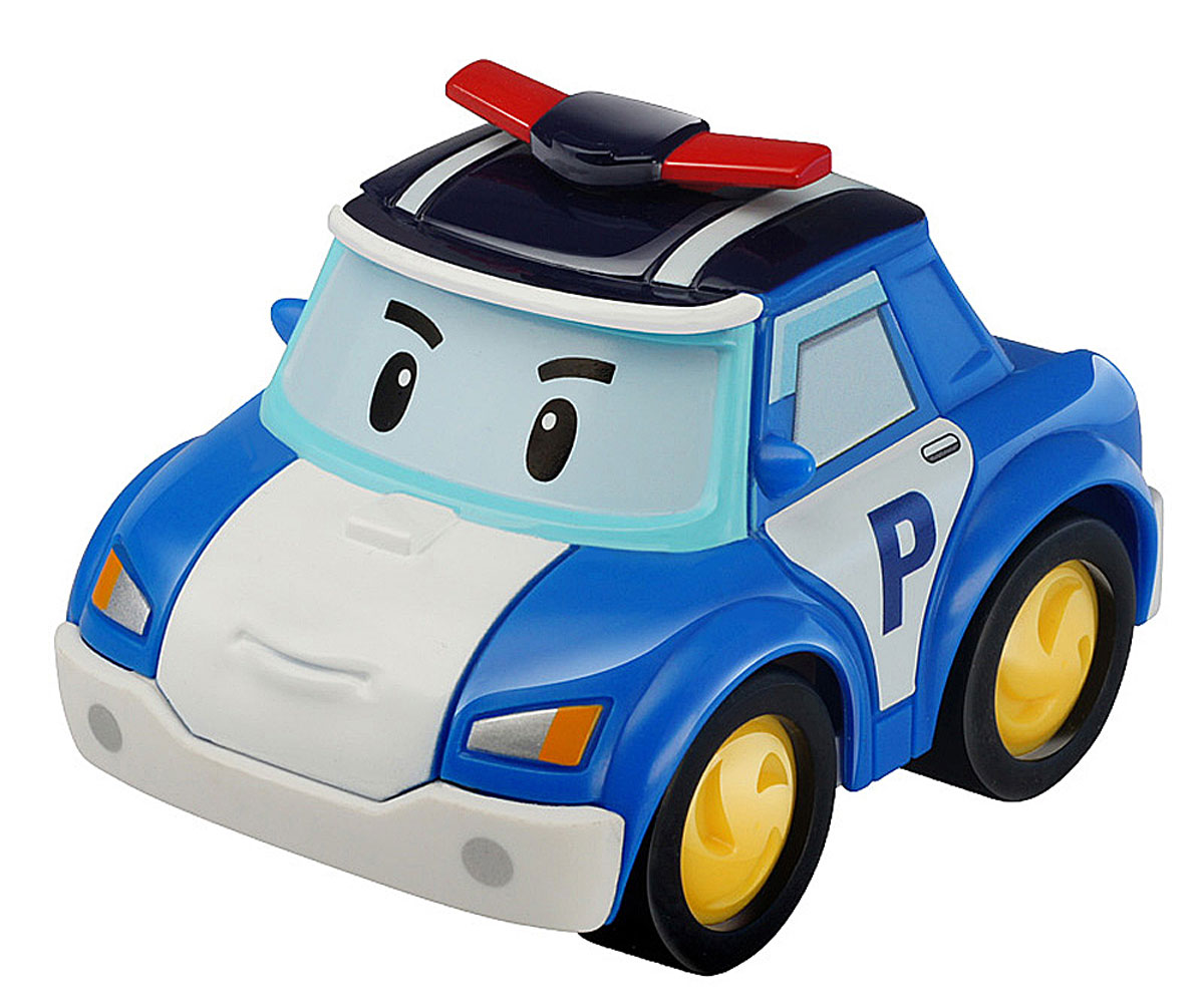 Robocar Poli Машинка инерционная Поли83181 Robocar Poli Машинка инерционная Поли83181Яркая машинка Poli Поли непременно понравится вашему малышу. Она выполнена из прочного материала в виде полицейской машинки Поли - главного героя популярного мультсериала Robocar Poli. Машинка оснащена инерционным механизмом. Стоит откатить игрушку назад, слегка надавив на крышу, затем отпустить - и Поли быстро поедет вперед. Благодаря небольшому размеру ребенок сможет машинку с собой на прогулку, в поездку или в гости. Порадуйте своего малыша таким замечательным подарком!