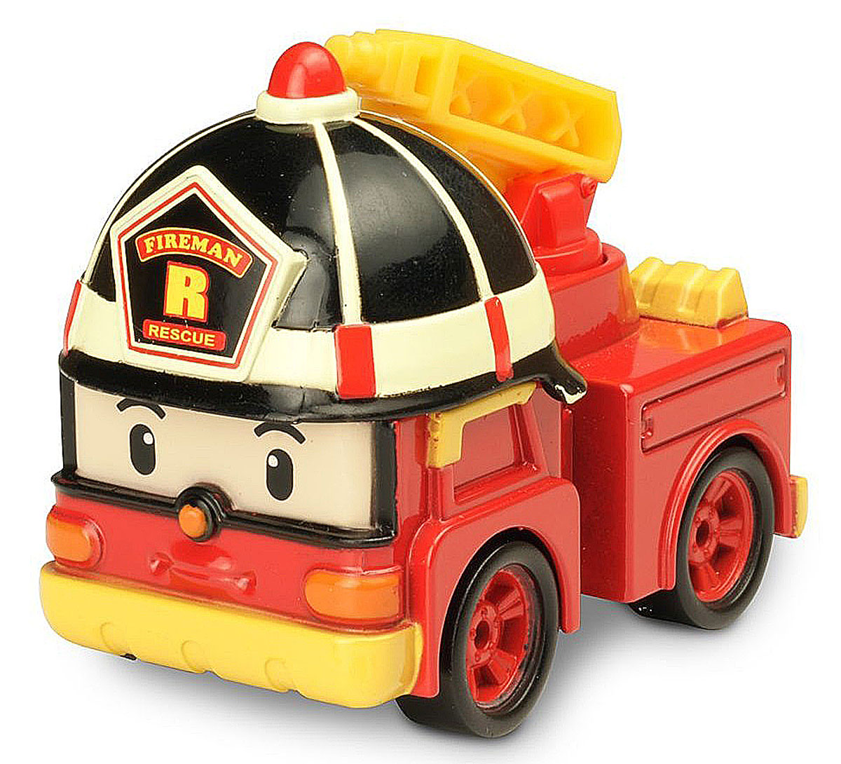Robocar Poli Машинка инерционная Рой83180 Robocar Poli Машинка инерционная Рой83180Яркая машинка Poli Рой непременно понравится вашему малышу. Она выполнена из прочного материала в виде пожарной машинки Роя - персонажа популярного мультсериала Robocar Poli. Машинка оснащена инерционным механизмом. Стоит откатить игрушку назад, слегка надавив на крышу, затем отпустить - и Рой быстро поедет вперед. Благодаря небольшому размеру ребенок сможет машинку с собой на прогулку, в поездку или в гости. Порадуйте своего малыша таким замечательным подарком!