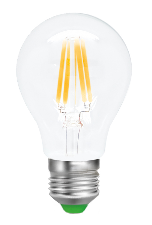 Лампа светодиодная Smartbuy Filament, А60, теплый свет, цоколь Е27, 8 ВтSBL-A60F-8-30K-E27 Лампа светодиодная Smartbuy Filament, А60, теплый свет, цоколь Е27, 8 ВтSBL-A60F-8-30K-E27Светодиодная лампа Smartbuy Filament - новинка на рынке светодиодных ламп! Светодиодная лампа A60 Filament - энергосберегающая лампа для общего и декоративного освещения, подходит для замены стандартных ламп накаливания и галогенных. Колба лампы прозрачная, грушевидной формы. В лампе использован совершенно иной светодиод, он выглядит как нить накаливания, от чего и получил название Filament. Лампа идеально подходит к любому светильнику, в котором используются данные типы ламп. Хорошо будет смотреться даже в открытых светильниках. Особенности: - Угол рассеивания светового пучка 360 градусов. - Хорошая цветопередача. - Отсутствие мерцания обеспечивает меньшую утомляемость глаз. - Высокоэффективный драйвер обеспечивает стабильную работу. - Большой срок службы - 30 000 часов работы. - Широкий рабочий температурный режим от -25° до +45°С. - Не содержит ртуть, экологически безопасна. - Не нагревается даже за целый день, но...
