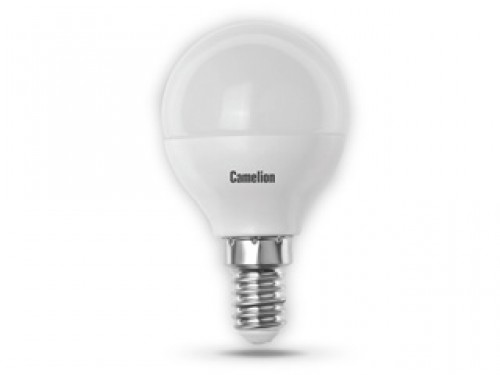 Лампа светодиодная Camelion, холодный свет, цоколь E14, 5W5-G45/845/E14 Лампа светодиодная Camelion, холодный свет, цоколь E14, 5W5-G45/845/E14Энергосберегающая лампа Camelion - это инновационное решение, разработанное на основе новейших светодиодных технологий (LED), для эффективной замены любых видов галогенных или обыкновенных ламп накаливания во всех типах осветительных приборов. Служит в 30 раз дольше обычных ламп, экономит 1200 кВт/ч. Она хорошо подойдет для создания рабочей атмосферы в производственных и общественных зданиях, спортивных и торговых залах, в офисах и учреждениях. Лампа не содержит ртути и других вредных веществ, экологически безопасна и не требует утилизации, не выделяет при работе ультрафиолетовое и инфракрасное излучение. Обладает высокой вибро- и ударопрочностью в связи с отсутствием нити накаливания и стеклянных трубок. Обеспечивает мгновенное включение без мерцания. Тип колбы: G45. Напряжение: 220-240В / 50 Гц. Индекс цветопередачи (Ra): 77+. Угол светового пучка: 220°. Использовать при температуре: от -30° до +40°.