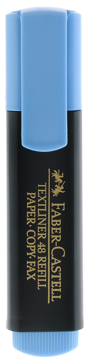 Faber-Castell Текстовыделитель цвет голубой263295 Faber-Castell Текстовыделитель цвет голубой263295Текстовыделитель Faber-Castell голубого цвета станет незаменимым предметом как на столе школьника, так и студента. Маркер с универсальными чернилами на водной основе идеален для всех видов бумаги. Имеется возможность повторного наполнения чернилами. Линия маркировки шириной 5, 2 или 1 мм.