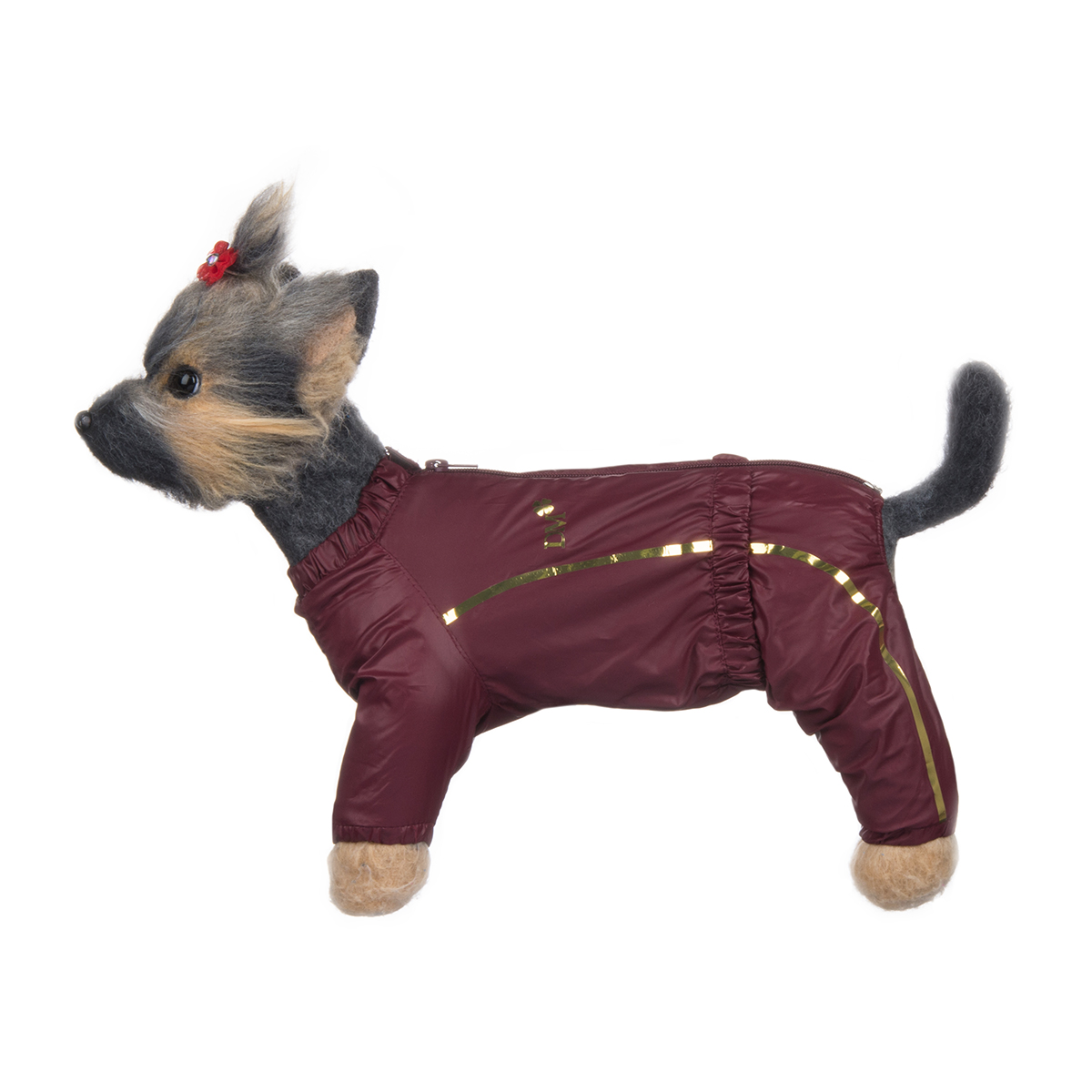 Комбинезон для собак Dogmoda Альпы, для девочки, цвет: бордовый. Размер 2 (M)DM-150325-2 Комбинезон для собак Dogmoda Альпы, для девочки, цвет: бордовый. Размер 2 (M)DM-150325-2Комбинезон для собак Dogmoda Альпы отлично подойдет для прогулок поздней осенью или ранней весной. Комбинезон изготовлен из полиэстера, защищающего от ветра и осадков, с подкладкой из флиса, которая сохранит тепло и обеспечит отличный воздухообмен. Комбинезон застегивается на молнию и липучку, благодаря чему его легко надевать и снимать. Ворот, низ рукавов и брючин оснащены внутренними резинками, которые мягко обхватывают шею и лапки, не позволяя просачиваться холодному воздуху. На пояснице имеется внутренняя резинка. Изделие декорировано золотистыми полосками и надписью DM. Благодаря такому комбинезону простуда не грозит вашему питомцу и он не даст любимцу продрогнуть на прогулке.
