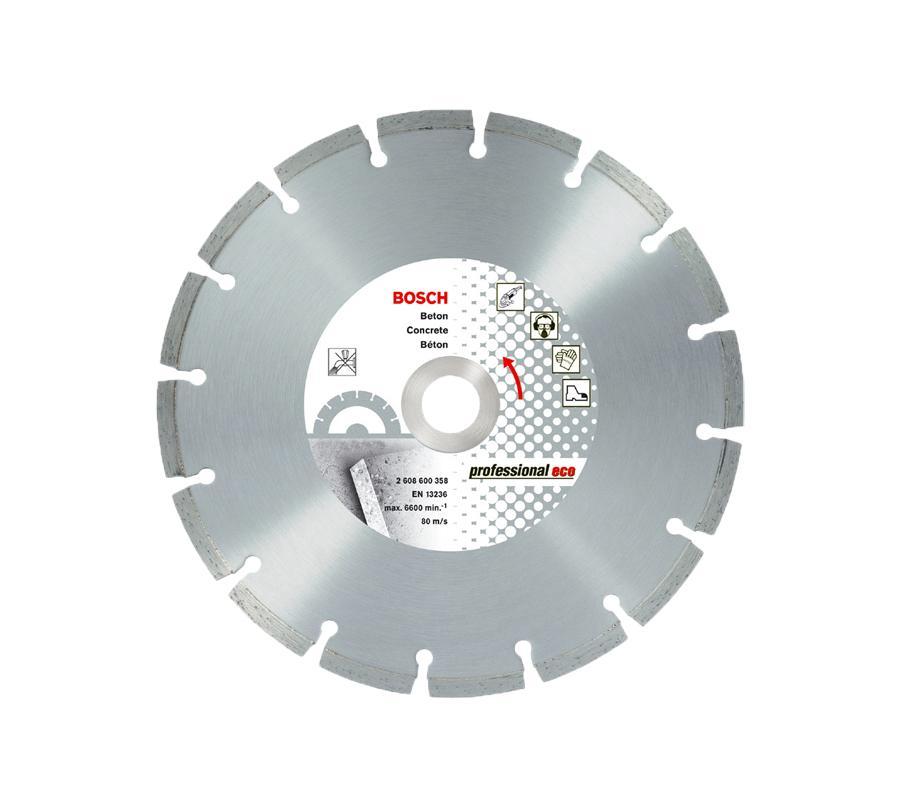 Bosch Алмазный по бетону2608602197 Bosch Алмазный по бетону2608602197Особенности BOSCH 125х22.23х1.6 по бетону сегментный: - серия Professional - по бетону и камню