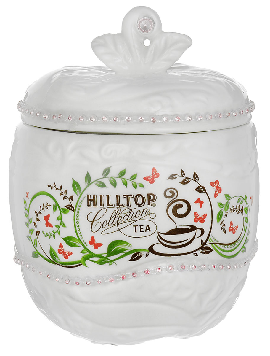 Hilltop Цейлонское утро черный листовой чай, 80 г (керамическая чайница Яблоко, новогодняя)4607099304031 Hilltop Цейлонское утро черный листовой чай, 80 г (керамическая чайница Яблоко, новогодняя)4607099304031Hilltop Цейлонское утро - классический крупнолистовой черный чай с мягким ароматом и тонизирующими свойствами. Помимо этого великолепного чая, в комплекте вы найдете керамическую чайницу Яблоко, упакованную в яркую новогоднюю коробку. Вы сможете преподнести ее как подарок к праздникам для друзей и близких, или же порадовать себя изысканным чаем!