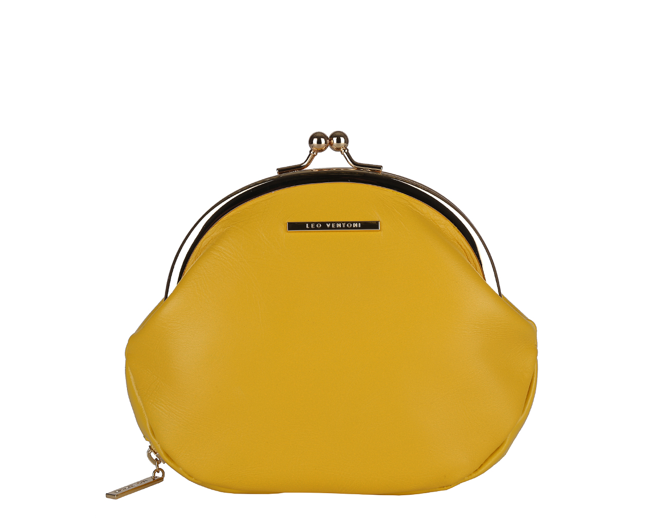 Кошелек женский Leo Ventoni, цвет: желтый. L330768L330768 yellow Кошелек женский Leo Ventoni, цвет: желтый. L330768L330768 yellowЭлегантный кошелек Leo Ventoni выполнен из натуральной кожи с зернистой фактурой и оформлен металлической фурнитурой с символикой бренда, внутренняя часть изделия выполнена из текстиля и натуральной кожи. Изделие закрывается на рамочный замок. Кошелек содержит одно вместительное отделение. Снаружи, в дне изделия, размещен врезной карман, внутри которого расположена цепочка с кольцом для ключей. Изделие поставляется в фирменной упаковке. Стильный кошелек Leo Ventoni станет отличным подарком для человека, ценящего качественные и практичные вещи.