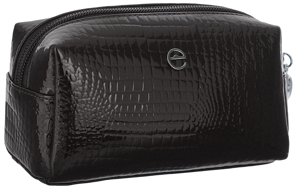 Косметичка Cheribags, цвет: черный. K-401K-401-10 Косметичка Cheribags, цвет: черный. K-401K-401-10Стильная косметичка Cheribags выполнена из натуральной кожи с тиснением под рептилию, оформлена металлическим элементом в форме логотипа производителя. Изделие дополнено ремешком-петлей на карабине. Косметичка закрывается на молнию и содержит одно вместительное отделение. Внутри расположен врезной кармашек на молнии. Снаружи, в тыльной стенке косметички расположен врезной карман на молнии. Оригинальная косметичка Cheribags станет отличным подарком для человека, ценящего качественные и практичные вещи.