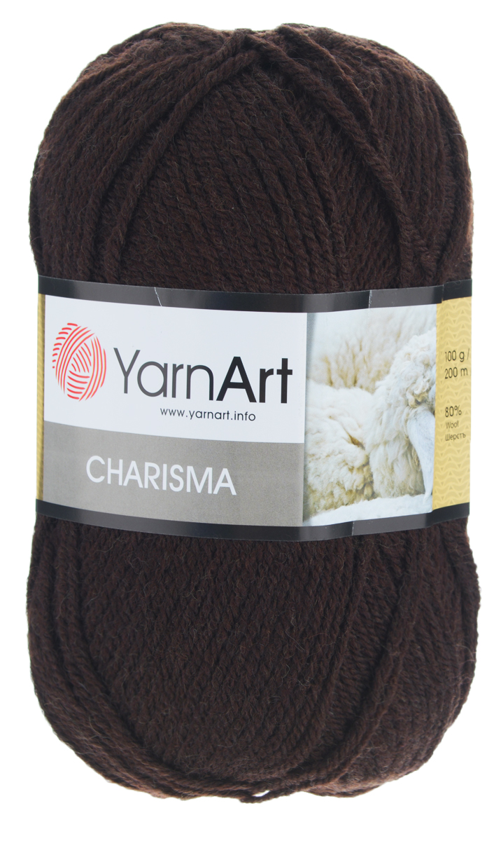 Пряжа для вязания YarnArt Charisma, цвет: шоколадный (116), 200 м, 100 г, 5 шт372032_116 Пряжа для вязания YarnArt Charisma, цвет: шоколадный (116), 200 м, 100 г, 5 шт372032_116Пряжа для вязания YarnArt Charisma изготовлена из 80% шерсти и 20% акрила. Эта полушерстяная классическая пряжа подходит для ручного вязания. Нить мягкая, плотной скрутки, послушная, не расслаивается, не тянется, легко распускается и не деформируется. Благодаря преобладанию шерсти в составе пряжи, изделия получаются очень теплыми, а небольшой процент акрила придает практичности, поэтому вещи из этой пряжи не деформируются после стирки и в процессе носки. Пряжа YarnArt Charisma имеет однотонную окраску с небольшим матовым эффектом. Ей можно оригинально декорировать вязаные из другой пряжи изделия. Пряжа окрашена стойкими качественными красителями, не линяет. Рекомендуемые спицы 4 мм, крючок 5 мм. Комплектация: 5 мотков. Состав: 80% шерсть, 20% акрил.