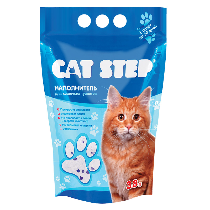 Наполнитель для кошачьего туалета Cat Step, силикагелевый, 3,8 лМт-126 Наполнитель для кошачьего туалета Cat Step, силикагелевый, 3,8 лМт-126Гигиенический наполнитель Cat Step обеспечит вашей кошке всегда чистый туалет и устранит неприятный запах. Наполнитель представляет собой коллоидную форму кварца, разработанную специально для максимального впитывания. Миллионы микроскопических пор в каждом кристалле обеспечивают мгновенное поглощение жидкости и запаха, запирая их внутри. Наполнитель не ароматизирован, не выделяет пыли, не прилипает к лапам и шерсти животного, а также прост в использовании. Состав: силикагель. Вес: 1,81 кг. Товар сертифицирован.