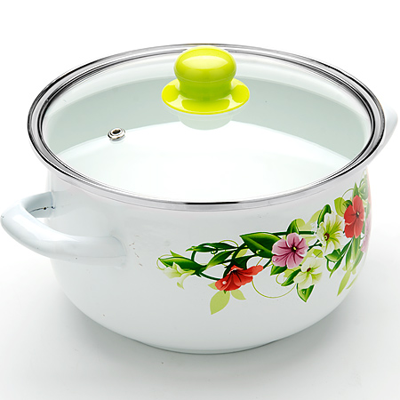 Кастрюля Mayer & Boch, с крышкой, 2,7 л. 2362823628 Кастрюля Mayer & Boch, с крышкой, 2,7 л. 2362823628Кастрюля Mayer & Boch изготовлена из углеродистой стали высокого качества с эмалированным покрытием. Внешние стенки оформлены деколью с рисунком. Эмалевое покрытие имеет существенные преимущества по показателям безопасности влияния на организм человека, санитарным свойствам, простоте ухода и рассчитан на длительный срок эксплуатации. Оно устойчиво к перепадам температуры до +220°С, обладает высокой механической прочностью, противостоит воздействию пищевых кислот. Крышка выполнена из жаропрочного стекла c ободом из нержавеющей стали и пароотводом. Также кастрюля оснащена двумя удобными ручками по бокам. Толщина стенок: 1 мм. Кастрюля пригодна для использования на всех видах плит, включая индукционные. Подходит для мытья в посудомоечной машине. В комплекте 2 предмета: кастрюля, крышка. Диаметр - 20 см.