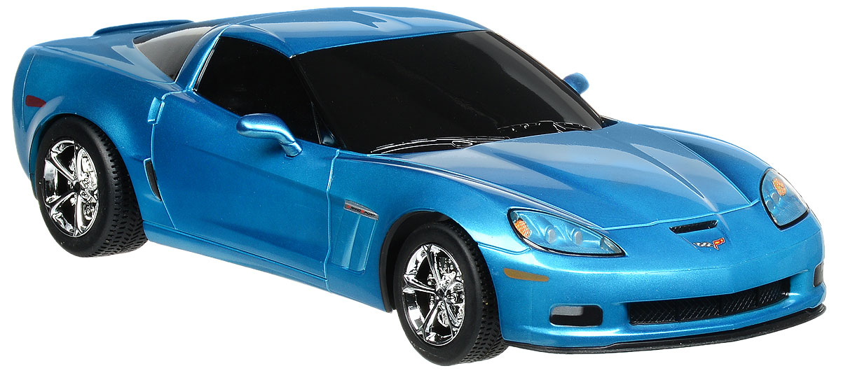 Rastar Радиоуправляемая модель Chevrolet Corvette C6 GS цвет голубой масштаб 1:1853200_голубой Rastar Радиоуправляемая модель Chevrolet Corvette C6 GS цвет голубой масштаб 1:1853200_голубойРадиоуправляемая модель Rastar Chevrolet Corvette C6 GS станет отличным подарком любому мальчику! Все дети хотят иметь в наборе своих игрушек ослепительные, невероятные и крутые автомобили на радиоуправлении. Тем более, если это автомобиль известной марки с проработкой всех деталей, удивляющий приятным качеством и видом. Одной из таких моделей является автомобиль на радиоуправлении Rastar Chevrolet Corvette C6 GS. Это точная копия настоящего авто в масштабе 1:18. Авто обладает неповторимым провокационным стилем и спортивным характером. Потрясающая маневренность, динамика и покладистость - отличительные качества этой модели. Возможные движения: вперед, назад, вправо, влево, остановка. Пульт управления работает на частоте 27 MHz. Для работы игрушки необходимы 4 батарейки типа АА (не входят в комплект). Для работы пульта управления необходимы 2 батарейки типа АА (не входят в комплект).