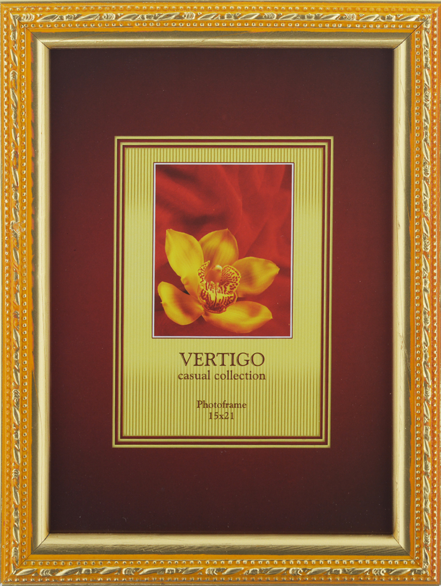 Фоторамка Vertigo Molise, цвет: золотистый, желтый, 15 x 21 см12198 WF-1038/198 Фоторамка Vertigo Molise, цвет: золотистый, желтый, 15 x 21 см12198 WF-1038/198Фоторамка Molise выполнена в классическом стиле из пластика и стекла, защищающего фотографию. Оборотная сторона рамки оснащена специальной ножкой, благодаря которой ее можно поставить на стол или любое другое место в доме или офисе. Также на изделие имеются два специальных отверстия для подвешивания. Такая фоторамка поможет вам оригинально и стильно дополнить интерьер помещения, а также позволит сохранить память о дорогих вам людях и интересных событиях вашей жизни.