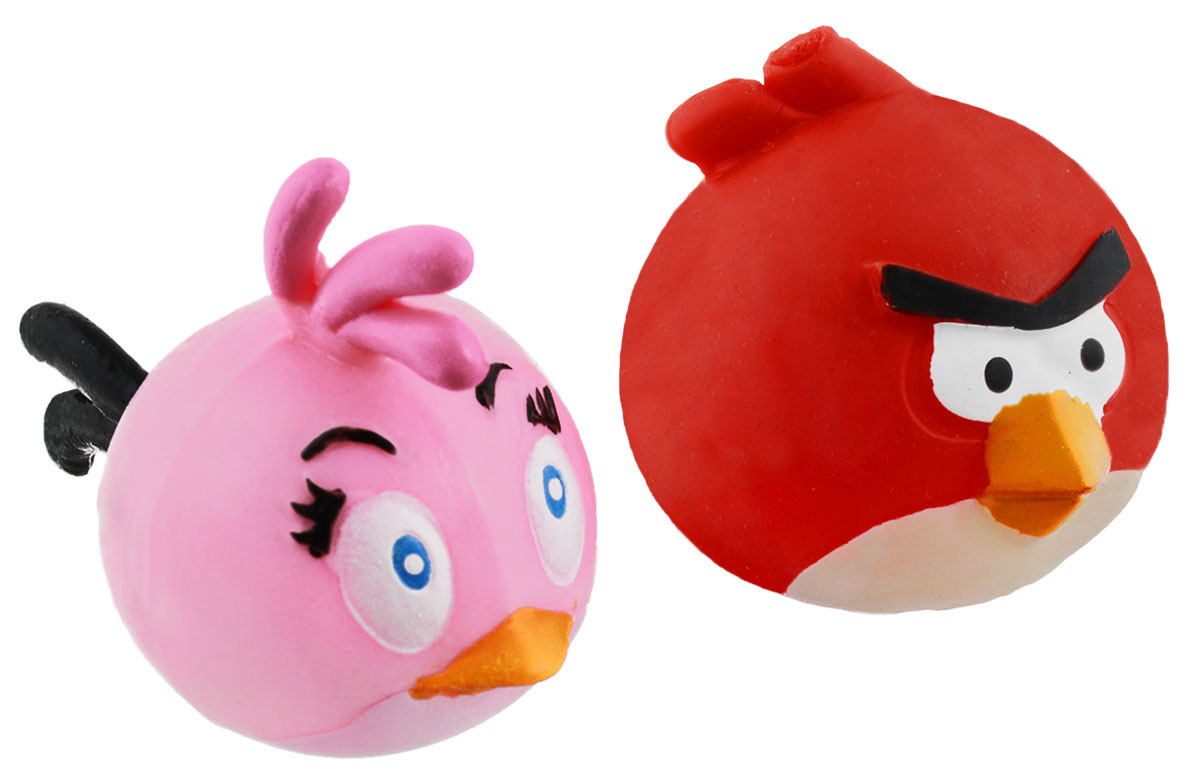 Angry Birds Игрушка-мялка Mashems цвет красный розовый 2 шт50281-0000012-03/1129145 Angry Birds Игрушка-мялка Mashems цвет красный розовый 2 шт50281-0000012-03/1129145Игрушка-мялка Angry Birds Mashems - это антистрессовая игрушка-мялка, выполненная в виде персонажа всеми любимой игры Angry Birds. Игрушка сделана из мягкой резины, внутри которой находится жидкий наполнитель, благодаря чему она легко изменяет форму и структуру при приложении к ней физической силы, а затем принимает первоначальный вид. В набор входят 2 птички-мялки.