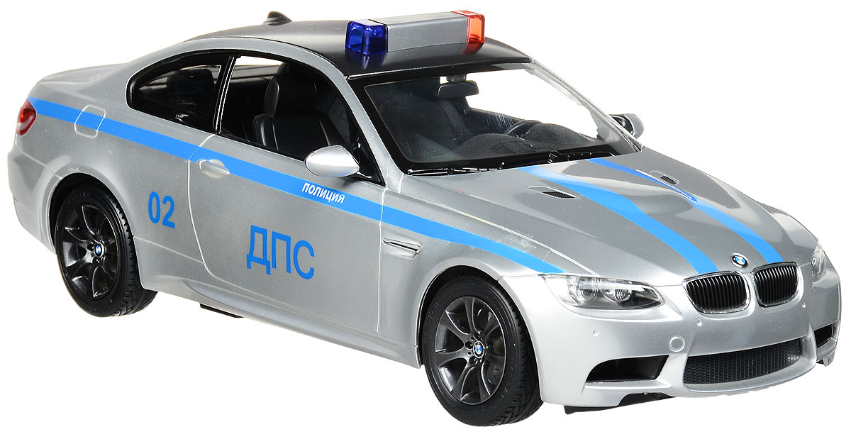 Rastar Радиоуправляемая модель BMW M3 ДПС 48000-5248000-52 Rastar Радиоуправляемая модель BMW M3 ДПС 48000-5248000-52Радиоуправляемая модель Rastar BMW M3: ДПС станет отличным подарком любому мальчику! Все дети хотят иметь в наборе своих игрушек ослепительные, невероятные и крутые автомобили на радиоуправлении. Тем более, если это автомобиль известной марки с проработкой всех деталей, удивляющий приятным качеством и видом. Одной из таких моделей является автомобиль на радиоуправлении Rastar BMW M3: ДПС. Это точная копия настоящего авто в масштабе 1:14. Авто обладает неповторимым провокационным стилем и спортивным характером. А серьезные габариты придают реалистичность в управлении. Автомобиль отличается потрясающей маневренностью, динамикой и покладистостью. Возможные движения: вперед, назад, вправо, влево, остановка. Имеются световые и звуковые эффекты. Пульт управления работает на частоте 27 MHz. Для работы игрушки необходимы 5 батареек типа АА (не входят в комплект). Для работы пульта управления необходима 1 батарейка 9V (6F22) (не входит в комплект).