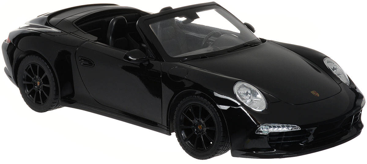 Rastar Радиоуправляемая модель Porsche 911 Carrera S цвет черный47700_черный Rastar Радиоуправляемая модель Porsche 911 Carrera S цвет черный47700_черныйРадиоуправляемая модель Rastar Porsche 911 Carrera S станет отличным подарком любому мальчику! Все дети хотят иметь в наборе своих игрушек ослепительные, невероятные и крутые автомобили на радиоуправлении. Тем более, если это автомобиль известной марки с проработкой всех деталей, удивляющий приятным качеством и видом. Одной из таких моделей является автомобиль на радиоуправлении Rastar Porsche 911 Carrera S. Это точная копия настоящего авто в масштабе 1:12. Авто обладает неповторимым провокационным стилем и спортивным характером. Потрясающая маневренность, динамика и покладистость - отличительные качества этой модели. Возможные движения: вперед, назад, вправо, влево, остановка. Имеются световые эффекты. Пульт управления работает на частоте 27 MHz. Для работы игрушки необходимы 5 батареек типа АА (не входят в комплект). Для работы пульта управления необходима 1 батарейка 9V (6F22) (не входит в комплект).