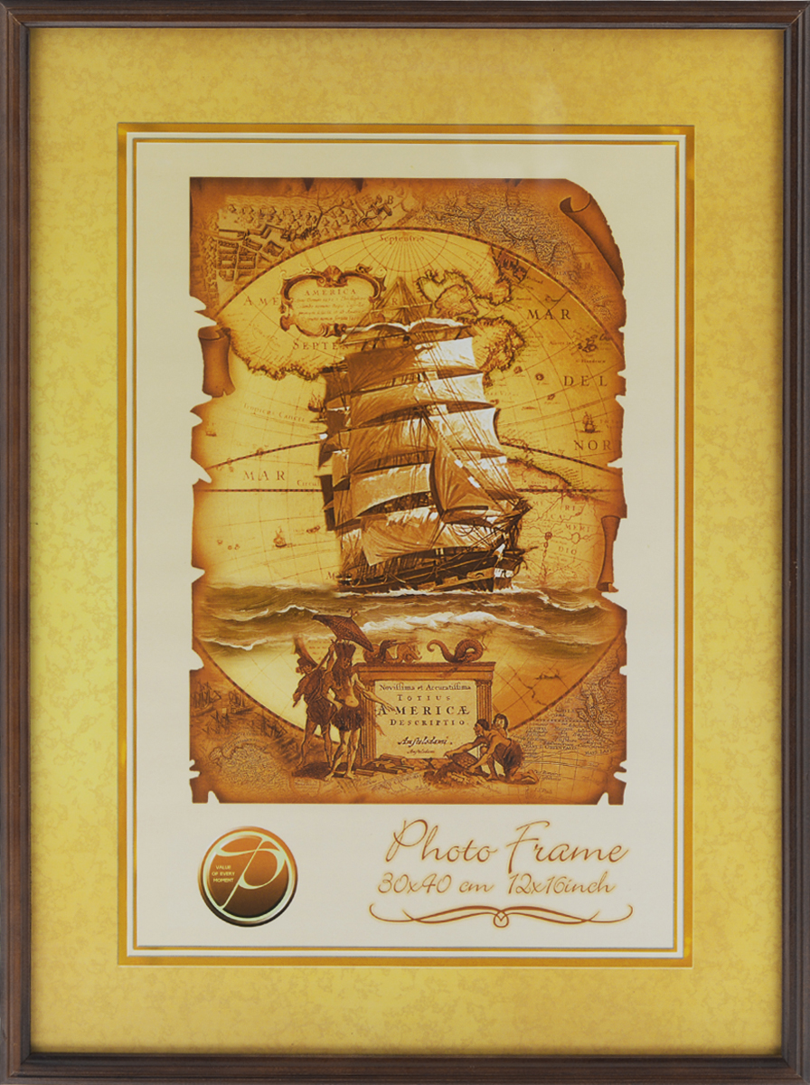 Фоторамка Pioneer Nora, цвет: темно-коричневый, 30 x 40 см6272 003 Фоторамка Pioneer Nora, цвет: темно-коричневый, 30 x 40 см6272 003Фоторамка Pioneer Nora выполнена из дерева и стекла, защищающего фотографию. Задняя сторона рамки оснащена специальными зажимами, благодаря которым фотография хорошо фиксируется. Также изделие имеет крепления для подвешивания на стену. Такая фоторамка поможет вам оригинально и стильно дополнить интерьер помещения, а также позволит сохранить память о дорогих вам людях и интересных событиях вашей жизни. Размер фоторамки: 32 х 42 см. Размер фотографии: 30 х 40 см.