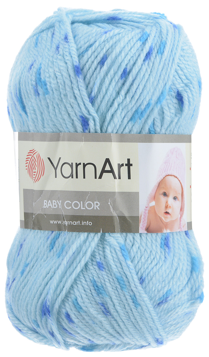 Пряжа для вязания YarnArt Baby Color, цвет: синий, голубой (0265), 150 м, 50 г, 5 шт372024_0265 Пряжа для вязания YarnArt Baby Color, цвет: синий, голубой (0265), 150 м, 50 г, 5 шт372024_0265Детская пряжа для вязания YarnArt Baby Color изготовлена из высококачественного 100% акрила. Из пряжи YarnArt Baby Color получается тонкий и теплый трикотаж для ребенка. Допускается легкая машинная стирка вещей. Цветовая палитра из ярких цветов подходит как для мальчиков, так и для девочек. Рекомендуется для вязания на крючках и спицах 3,5 мм. Состав: 100% акрил.