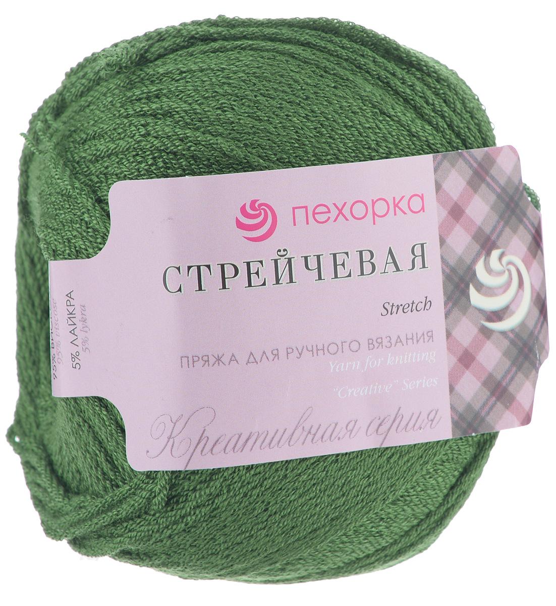 Пряжа для вязания Пехорка Стрейчевая, цвет: киви (117), 250 м, 50 г, 10 шт688338_117 киви Пряжа для вязания Пехорка Стрейчевая, цвет: киви (117), 250 м, 50 г, 10 шт688338_117 кивиВ производстве пряжи используется новая технология с применением нитей лайкра. Изделия из пряжи мягкие, объемные, подчеркивают фигуру за счет стрейчевого эффекта. В полотне хорошо смотрятся любые узоры. Несомненно, эта пряжа займет одно из ведущих мест в современной моде. Рекомендуемый размер спиц: №3. Состав: 95% вискоза, 5% лайкра. Комплектация: 10 мотков. Толщина нити: 1 мм.
