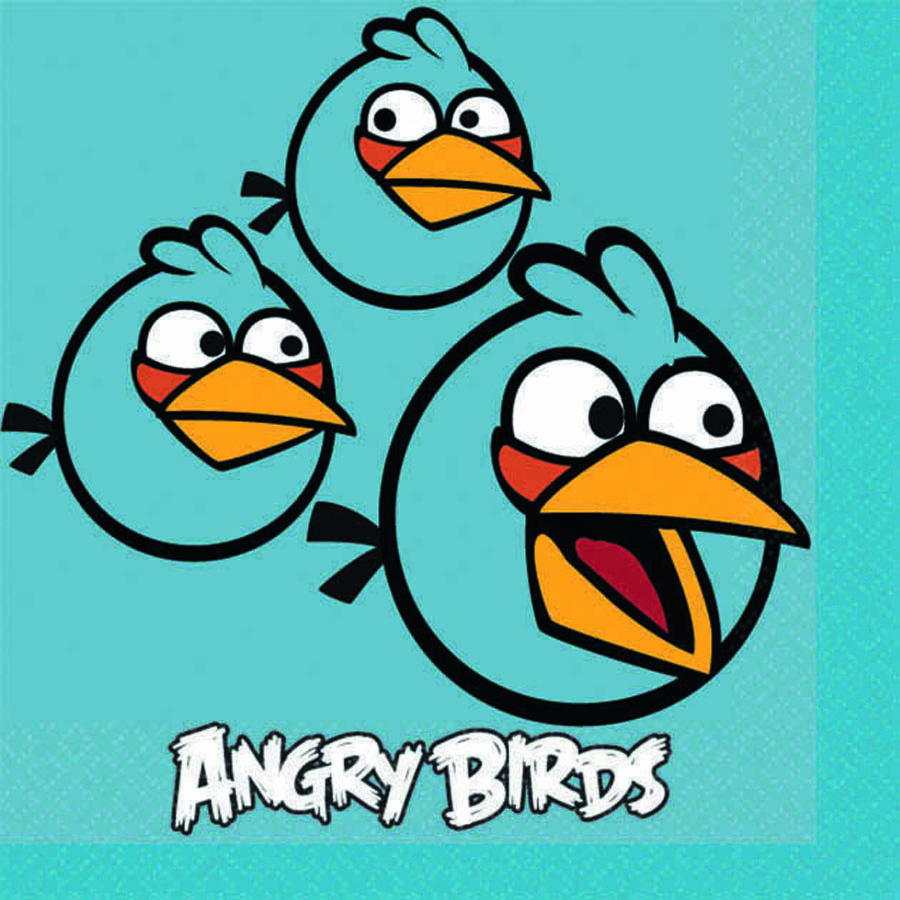 Amscan Салфетка Angry Birds 25 х 25 см 16 шт1502-1113 Amscan Салфетка Angry Birds 25 х 25 см 16 шт1502-1113Синяя птица Angry Birds в полете распадается на трех птиц: Джея, Джека и Джима. Все втроем они летят на ваш праздник. Праздничный стол - это не только множество вкусных лакомств, но и красивая сервировка. И тут никак не обойтись без ярких салфеток, которые стильно украсят стол и принесут практическую пользу.