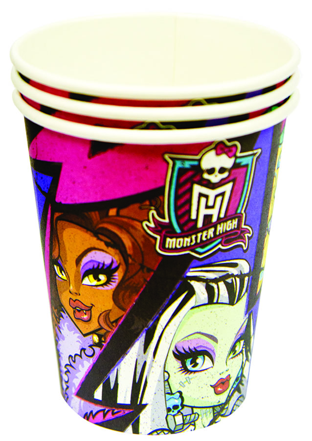 Amscan Стакан Monster High 8 шт1502-1325 Amscan Стакан Monster High 8 шт1502-1325Стаканы Amscan Monster High изготовлены из качественной пищевой бумаги. Они выполнены в ярких цветах и оформлены изображениями героинь мультфильма Школа Монстров. Изделие станет великолепным дополнение к детскому торжеству. Такая посуда является экологически чистой, не наносит вреда здоровью и достаточно быстро самостоятельно утилизируется, не загрязняя окружающую среду. В комплекте 8 картонных стаканчиков.