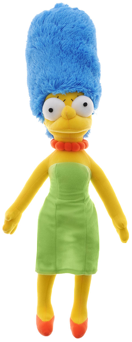 Simpsons Мягкая игрушка Мардж Симпсон цвет желтый салатовый голубой 58 смSMR1 Simpsons Мягкая игрушка Мардж Симпсон цвет желтый салатовый голубой 58 смSMR1Мягкая игрушка Simpsons Мардж подарит вашему ребенку много радости и веселья. Удивительно приятная на ощупь игрушка выполнена в виде Мардж Симпсон, персонажа культового мультфильма Симпсоны. Изготовлена игрушка из прочных и безопасных для ребенка материалов. Мардж одета в салатовое платье и оранжевые балетки, а дополнением к наряду имеется ожерелье на шее. У нее шикарные волосы, которые собраны в очень высокую прическу. Чудесная мягкая игрушка непременно поднимет настроение своему поклоннику и станет замечательным подарком к любому празднику.