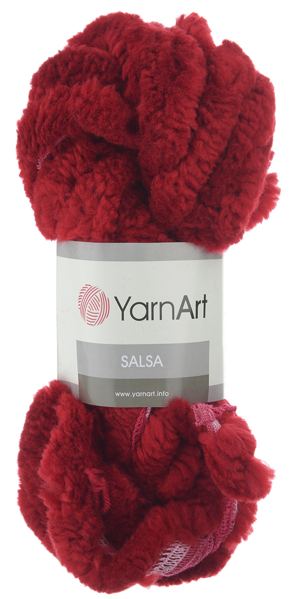 Пряжа для вязания YarnArt Salsa, цвет: темно-красный, розовый (257), 7 м, 125 г, 4 шт694748_257 Пряжа для вязания YarnArt Salsa, цвет: темно-красный, розовый (257), 7 м, 125 г, 4 шт694748_257Пряжа для вязания YarnArt Salsa - фантазийная ленточная пряжа, в состав которой входит акрил. Пряжа представляет собой широкую ленту с меховым краем с одной стороны. Прекрасно подойдет для вязания шарфов, аксессуаров, а также для отделки изделий. С такой пряжей вы можете быстро и не дорого сделать подарок своими руками для родных и близких людей. Рекомендованы спицы 8 мм. Состав: 100% акрил. Комплектация: 4 мотка.