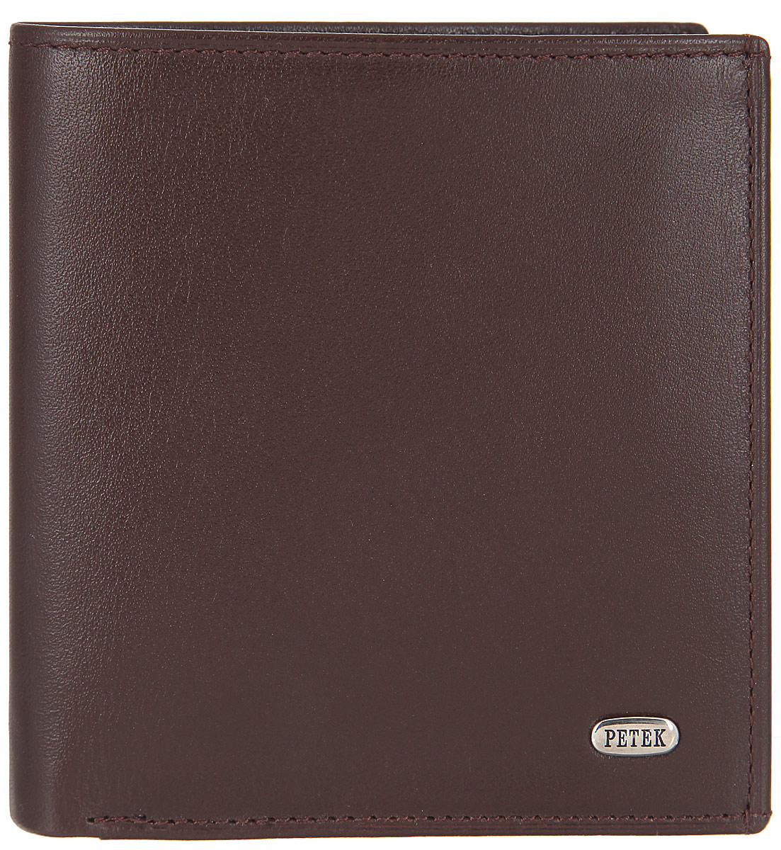 Портмоне мужское Petek 1855, цвет: коричневый. 212.000.222212.000.222 D.Brown Портмоне мужское Petek 1855, цвет: коричневый. 212.000.222212.000.222 D.BrownСтильное портмоне Petek 1855 выполнено из натуральной кожи, дополнена металлической фурнитурой с символикой бренда, внутренняя часть изделия выполнена из текстиля и натуральной кожи. Изделие раскладывается пополам. Внутри распложено отделение для купюр, шесть кармашков для визиток или кредитных карт, четыре боковых кармана, два из которых сетчатые. Изделие поставляется в фирменной упаковке. Портмоне Petek 1855 станет замечательным подарком человеку, ценящему качественные и практичные вещи.