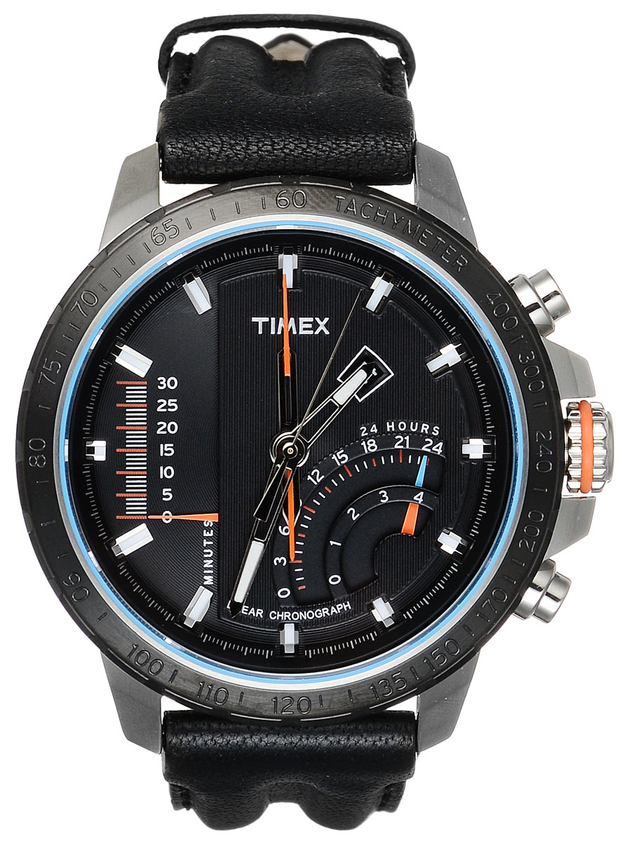 Часы мужские наручные Timex, цвет: синий, серый, черный. T2P274T2P274 Часы мужские наручные Timex, цвет: синий, серый, черный. T2P274T2P274Стильные мужские часы Timex выполнены из нержавеющей стали, натуральной кожи и минерального стекла. Корпус часов дополнен символикой бренда, а также оригинальным и практичным ремнем из натуральной кожи. Корпус изделия изготовлен из нержавеющей стали и имеет степень влагозащиты равную 100 atm. Часы оснащены многофункциональным механизмом и дополнительными функциями, такими как мировое время, компас, хронограф, индикатор даты, альтиметр, тахиметр, индикатор приливов. Ремень изделия дополнен практичной застежкой-пряжкой, которая позволит моментально снимать и одевать часы без лишних усилий. Изделие поставляется в фирменной упаковке. Часы Timex подчеркнут мужской характер и отменное чувство стиля у их обладателя.